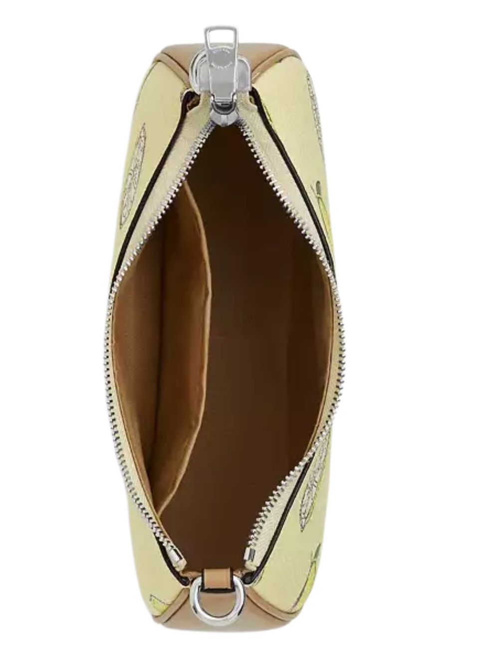 Coach Lemon Fruit Print Teri Shoulder Bag - Yellow Silver Hardware - NEW Summer - Picture 6 of 9